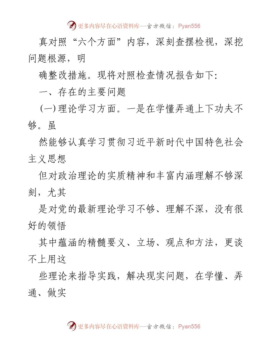 [对照检查材料] 主题教育 - 班子对照检查与整改措施报告.docx_第2页