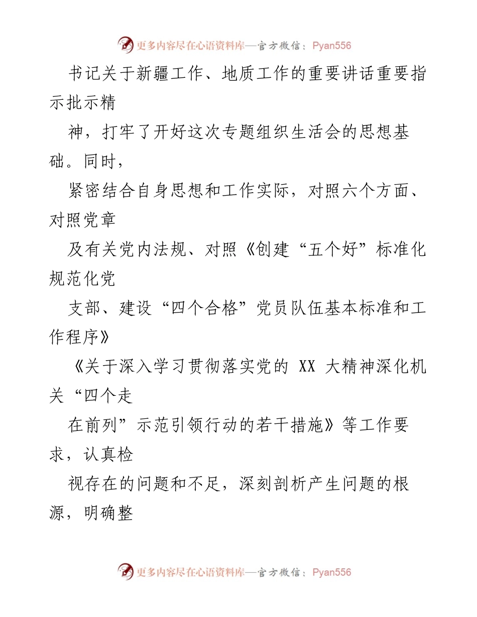[对照检查材料] 党支部专题组织生活会 - 2023年主题教育对照检查及整改措施总结.docx_第2页