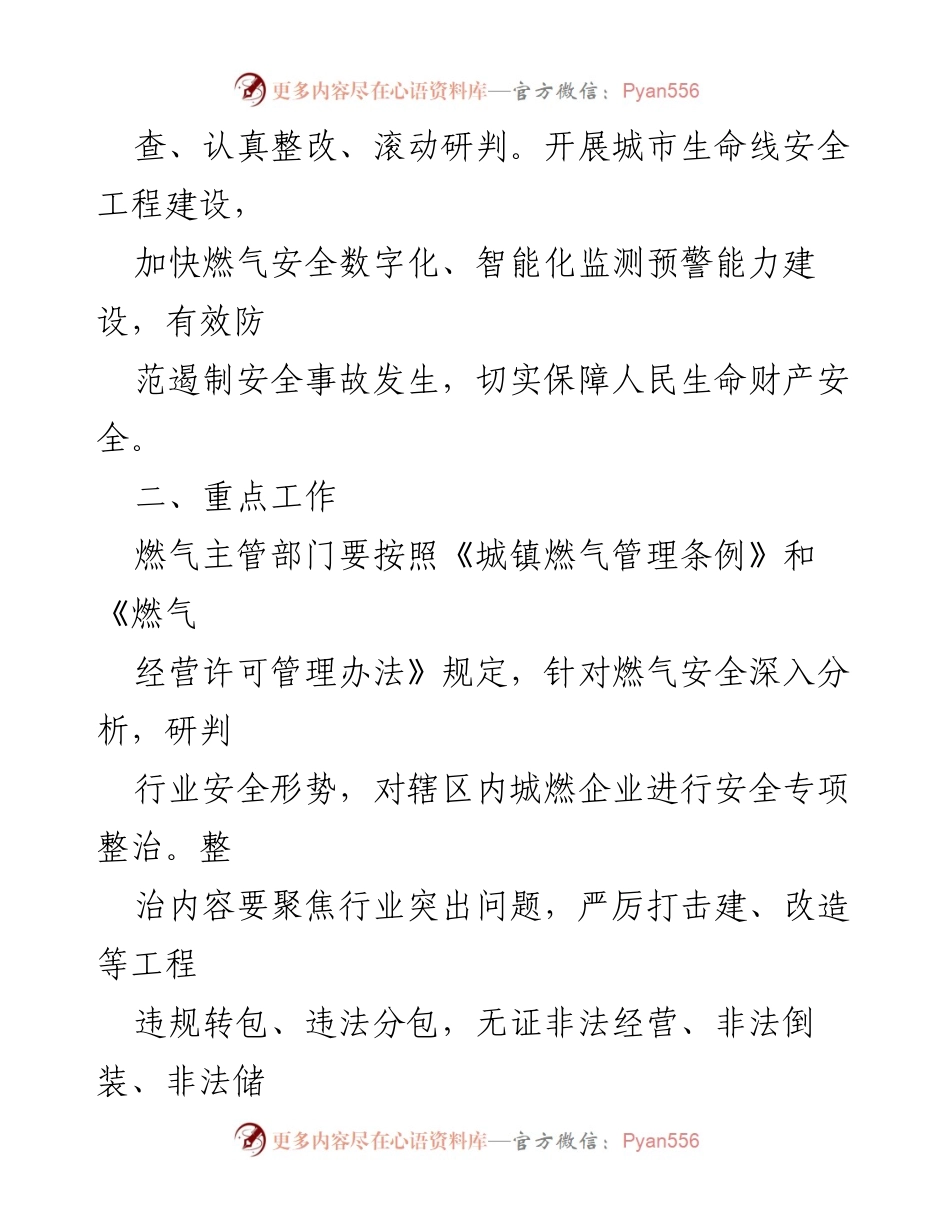 [工作实施方案] 燃气安全专项整治 - 城镇燃气安全专项整治行动实施方案.docx_第2页