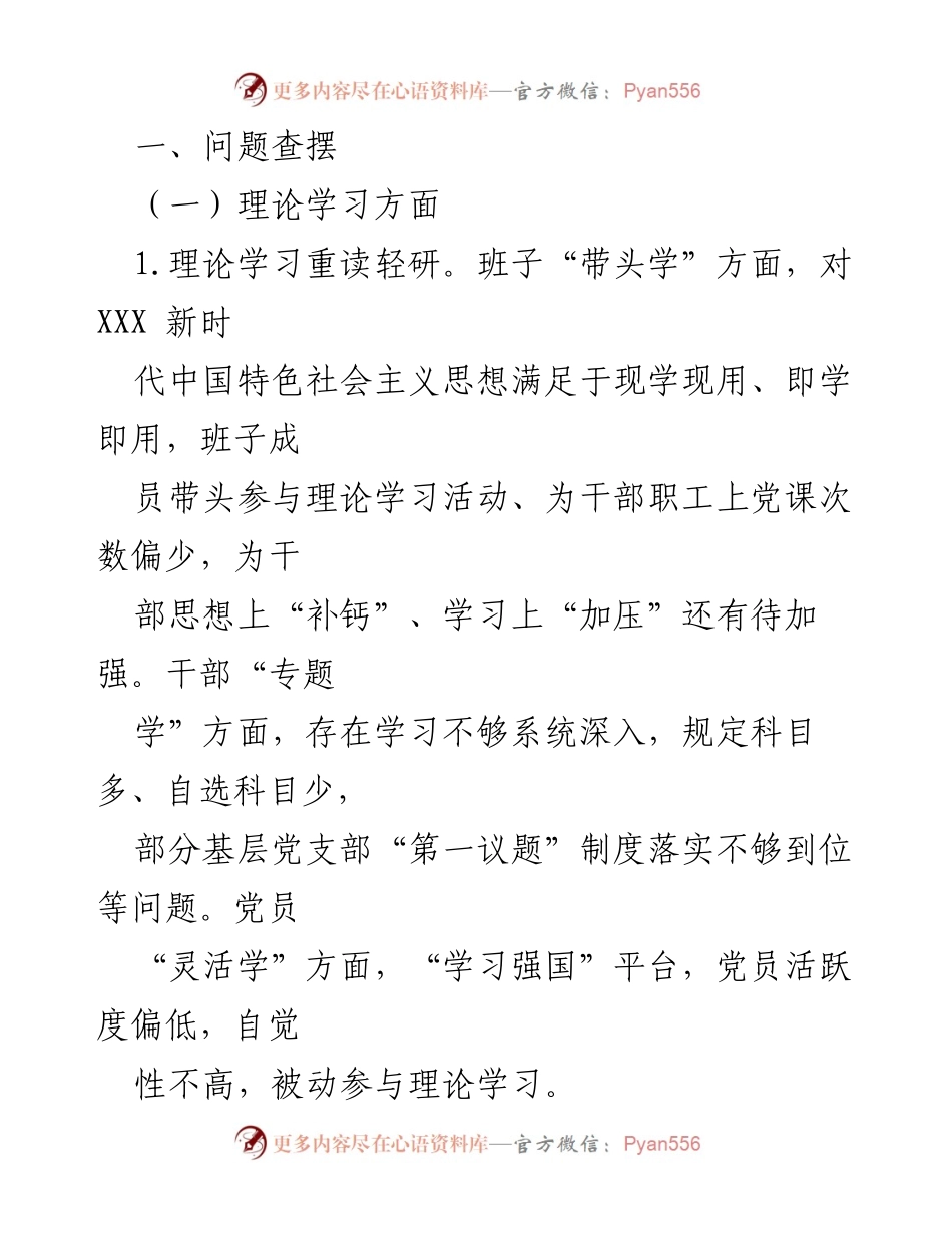 [对照检查材料] 主题教育专题民主生活会 - 领导班子对照检查与整改措施总结.docx_第2页