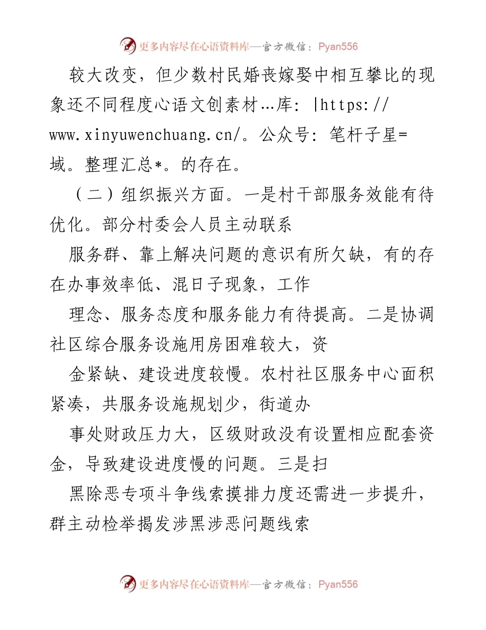 [工作总结] 乡村振兴考核 - X区民政局乡村振兴考核情况汇报与整改措施.docx_第2页