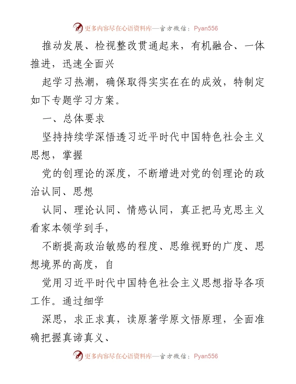 [工作总结] 主题教育 - 2023年主题教育专题学习计划与实施方案.docx_第2页