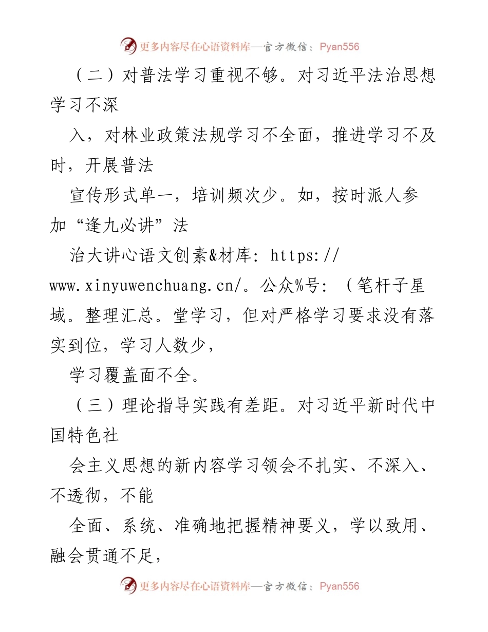 [工作总结] 主题教育 - x局主题教育检视问题及改进建议.docx_第2页