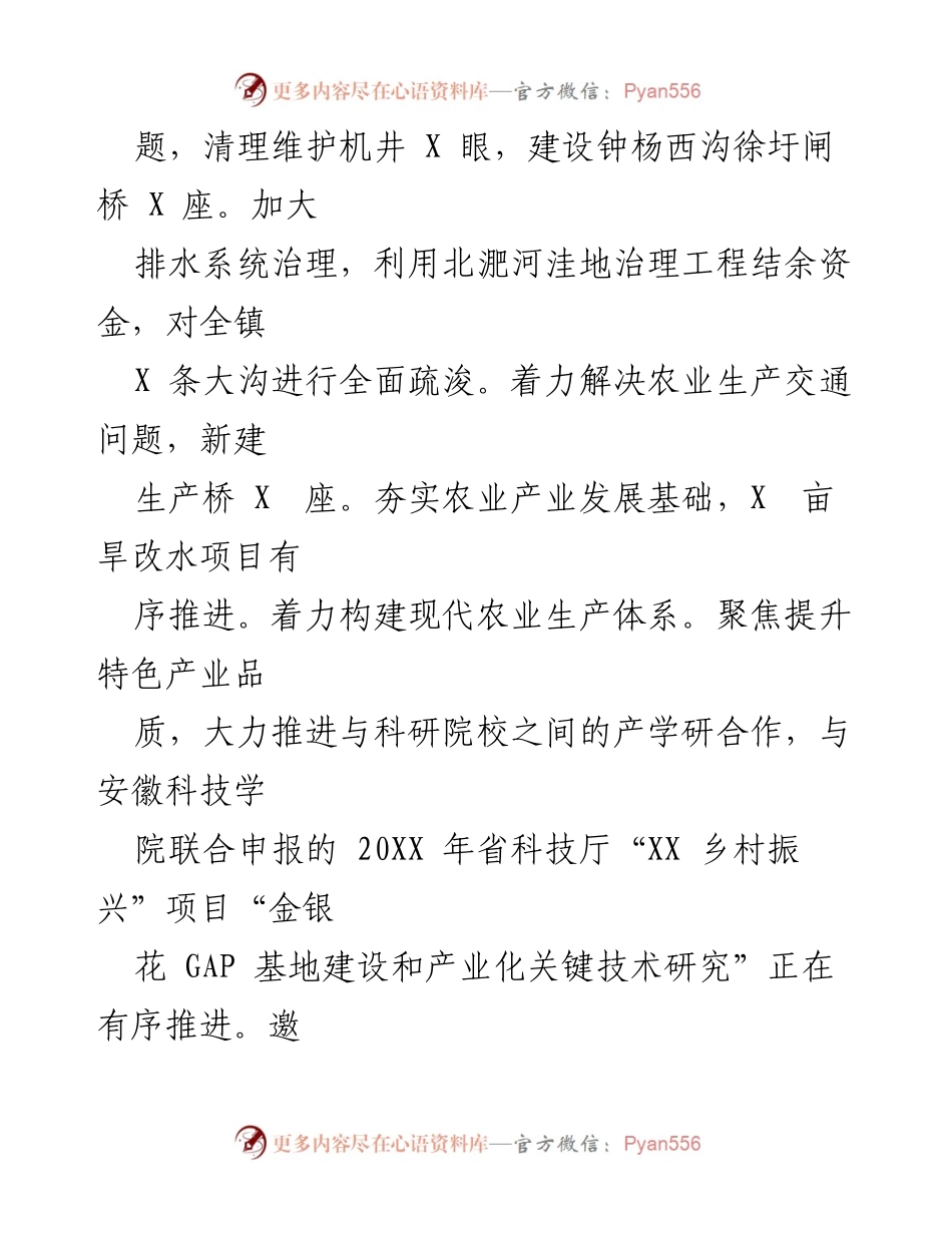 [工作总结] XXX 镇 - 2022年工作总结与2023年工作计划.docx_第2页