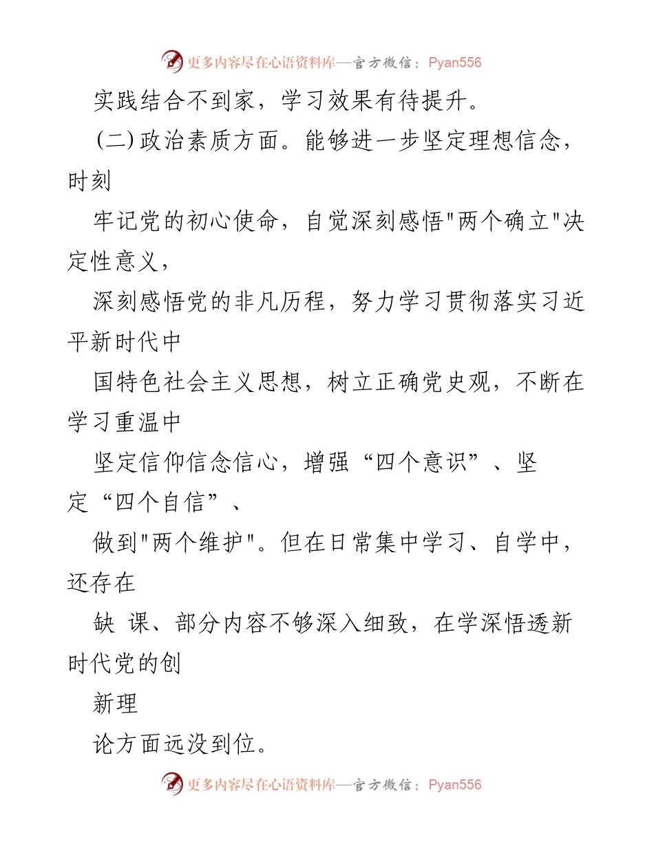[工作总结] 主题教育 - 2023年主题教育问题检视与整改措施总结_5.docx_第2页