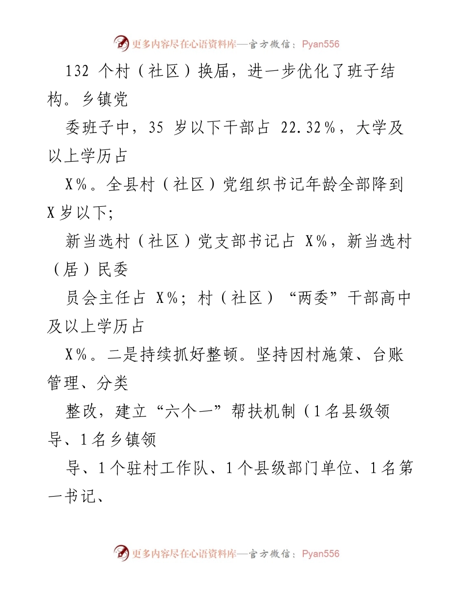 [工作总结] 乡村振兴 - 加强党建引领，助推乡村振兴工作.docx_第2页