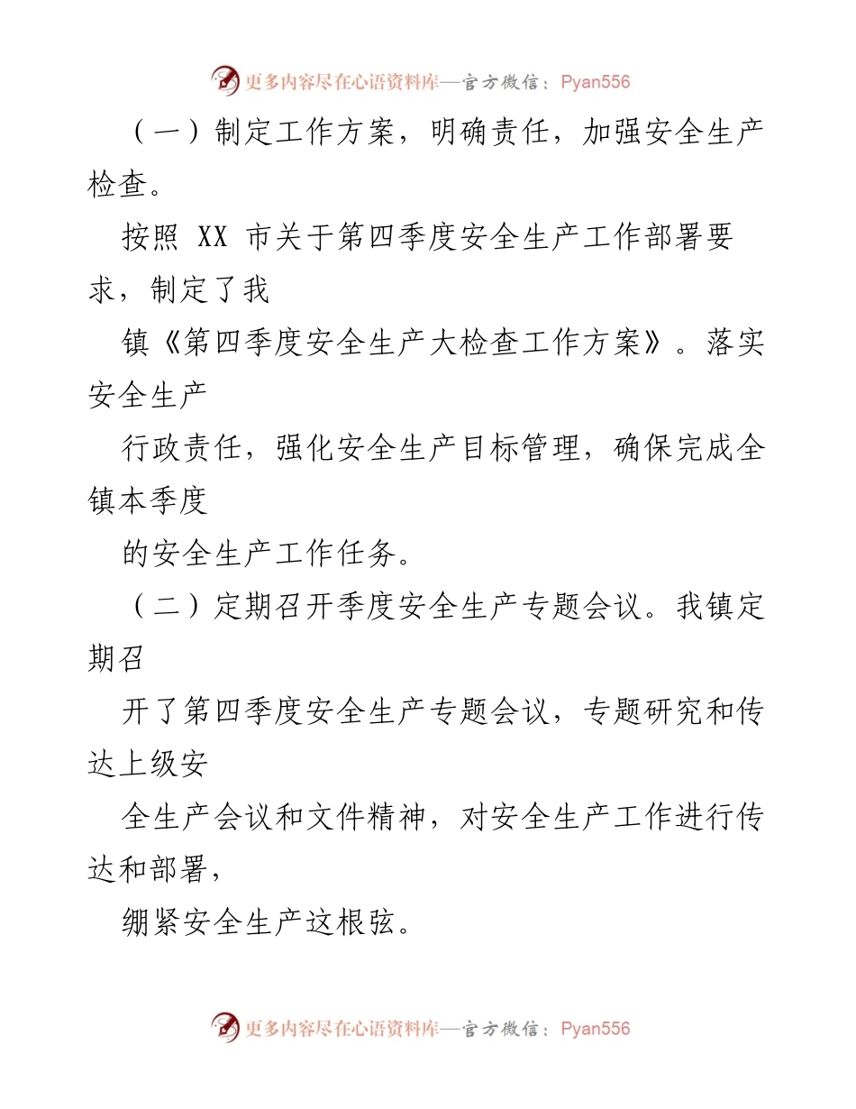 [工作总结] 乡镇安全生产 - 2023年乡镇安全生产工作总结报告.docx_第2页