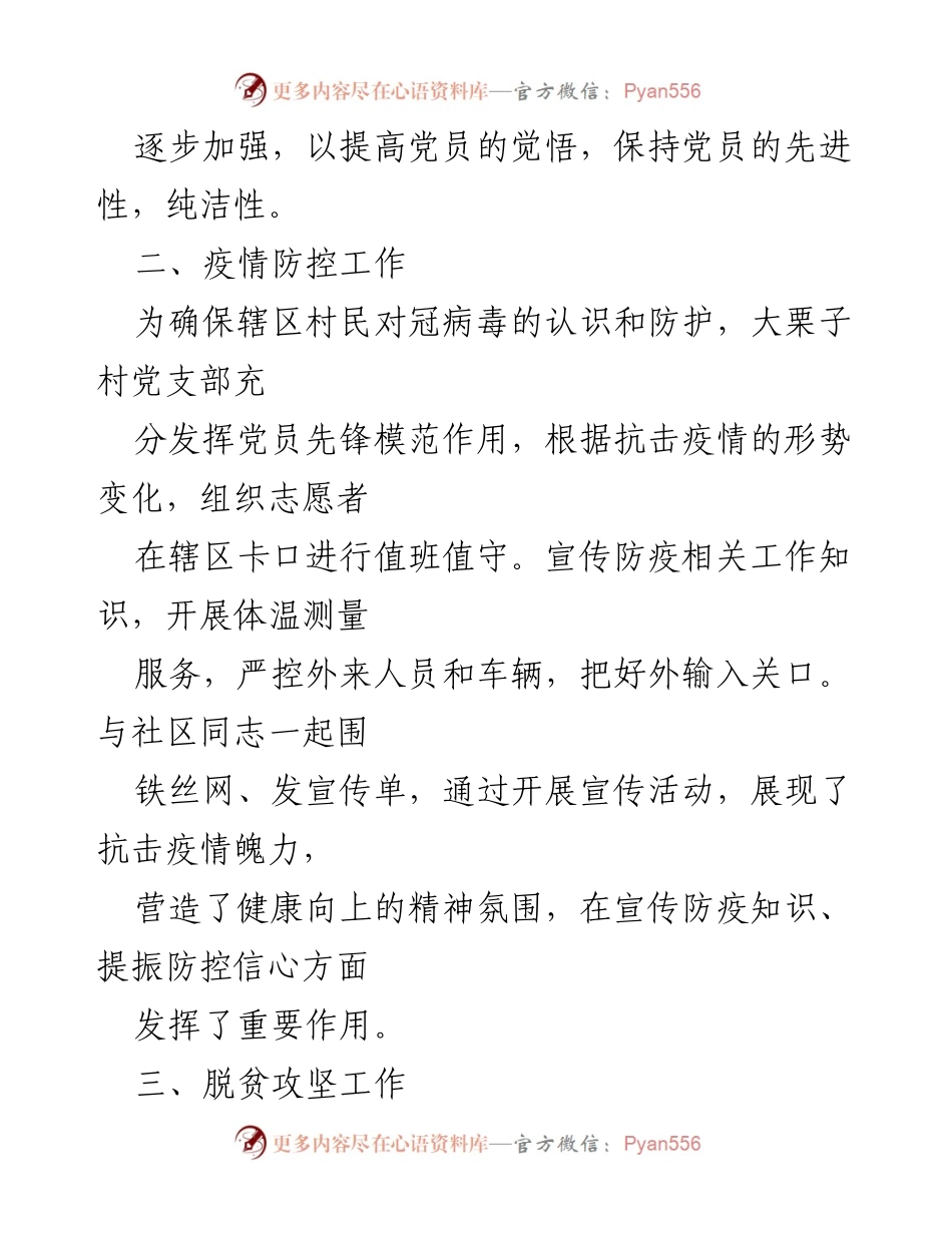 [工作总结] 乡村振兴 - 大栗子村乡村振兴工作总结报告.docx_第2页