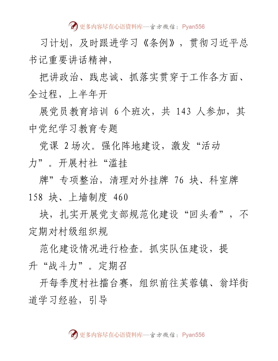 [工作总结] 乡镇工作 - X乡2024年上半年工作总结及下半年工作思路.docx_第2页