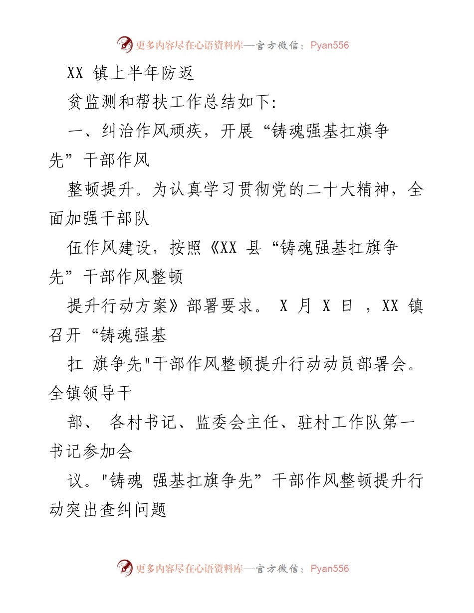 [工作总结] 上半年防返贫工作 - 2023年上半年防返贫监测与帮扶工作总结.docx_第2页
