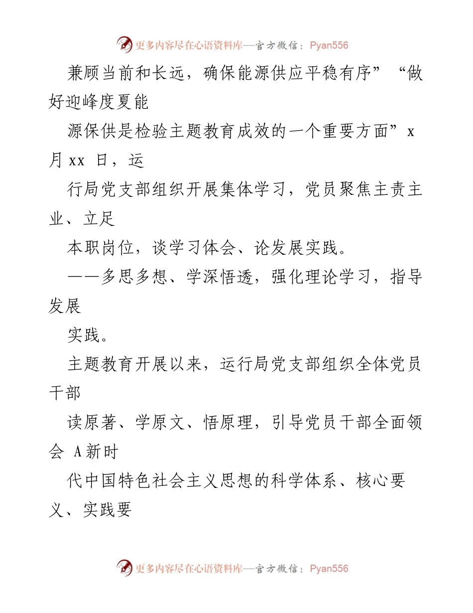 [工作总结] 主题教育 - XX党支部主题教育工作总结与实践探索.docx_第2页