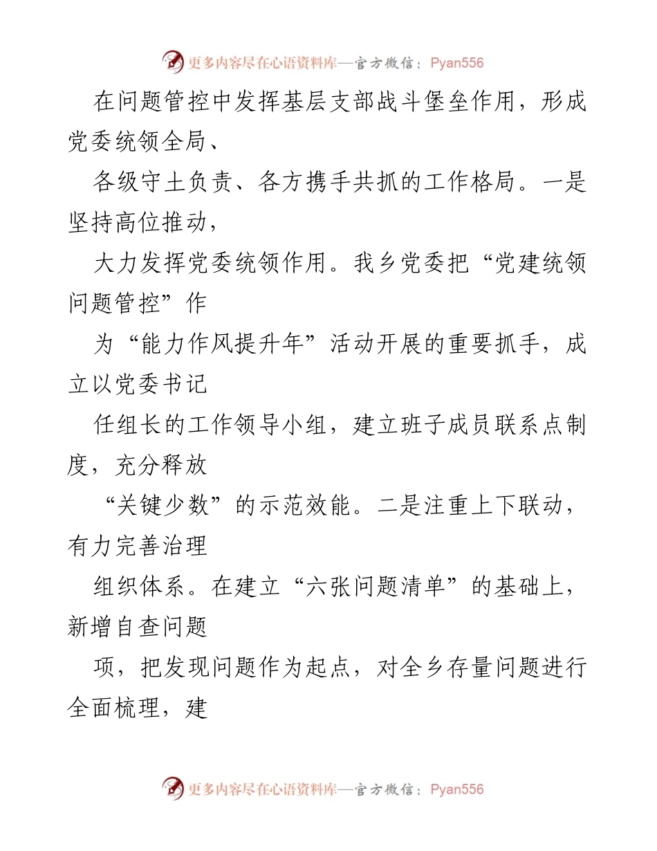[工作总结] 乡镇党建 - 2024年党建引领基层治理现代化工作总结.docx_第2页