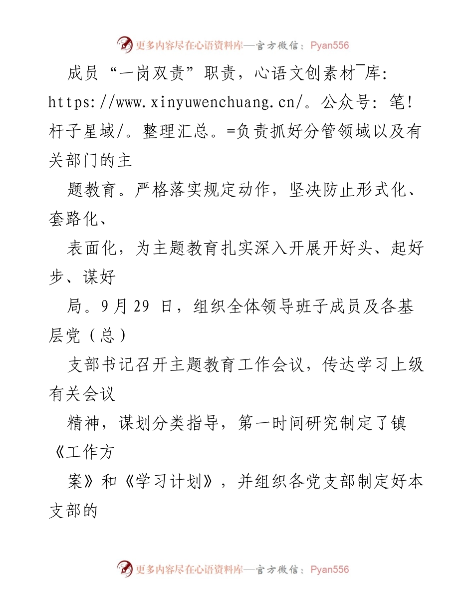 [工作总结] 乡镇 - 第二批主题教育工作开展情况汇报.docx_第2页