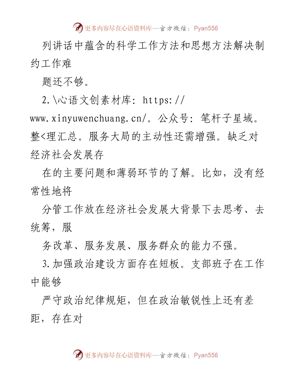 [工作总结] 主题教育 - 2023年主题教育查摆问题清单.docx_第2页