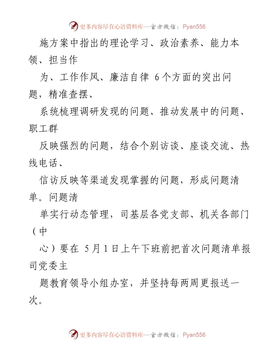 [工作总结] 主题教育整改整治工作 - 主题教育整改整治工作实施方案.docx_第2页