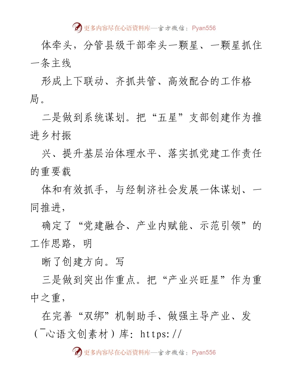 [工作总结] 乡村振兴 - 党建融合产业赋能助力“五星”支部建设.docx_第2页