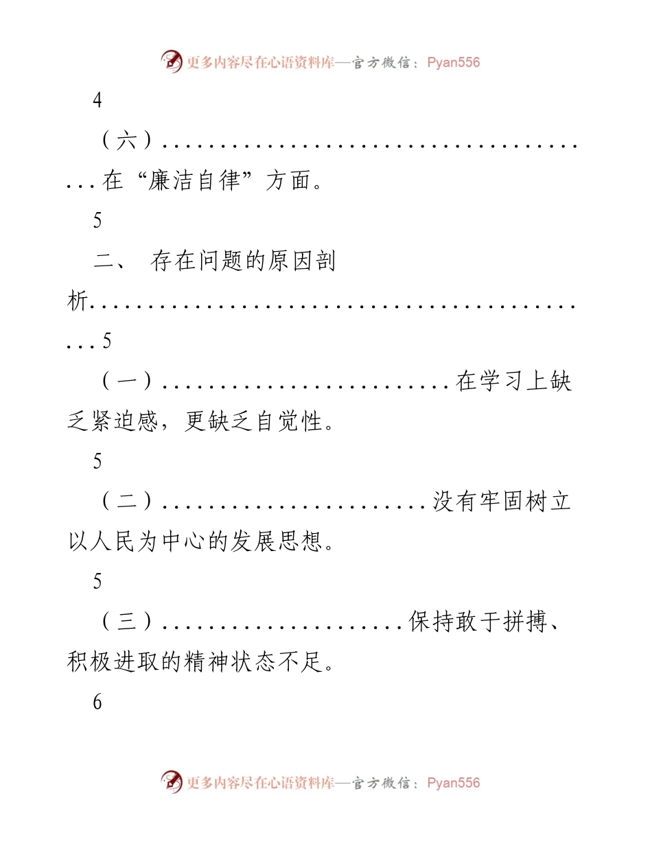 [工作总结] 主题教育专题民主生活会 - 存在问题及整改措施分析.docx_第2页