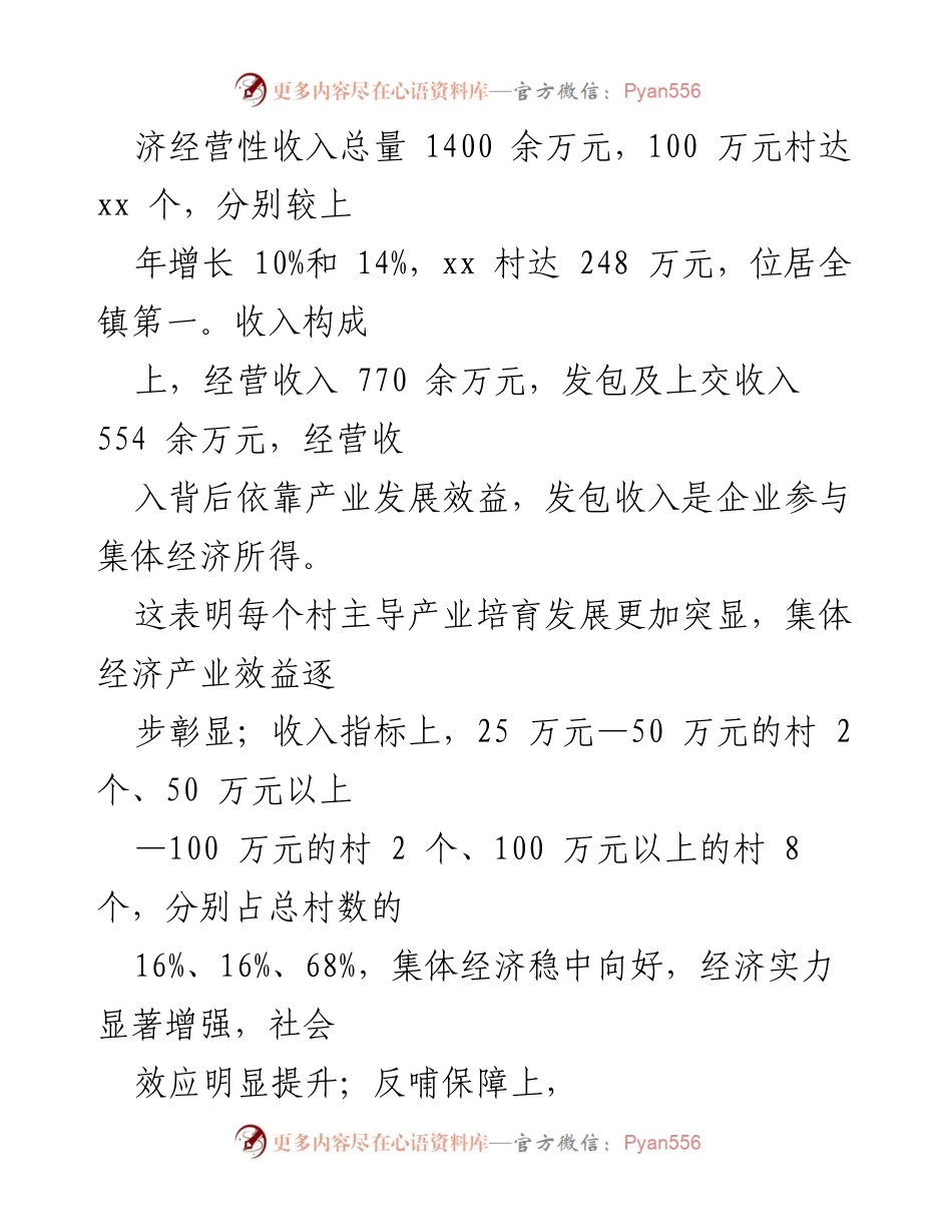 [工作总结] 乡村振兴 - 村级集体经济发展成效与经验总结.docx_第2页