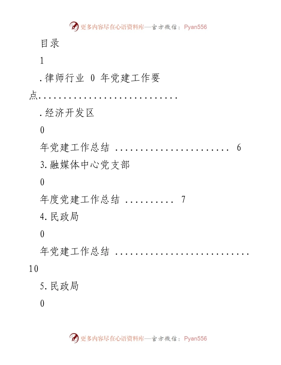 [工作总结] 2023年度律师行业党建工作总结与要点分析.docx_第1页
