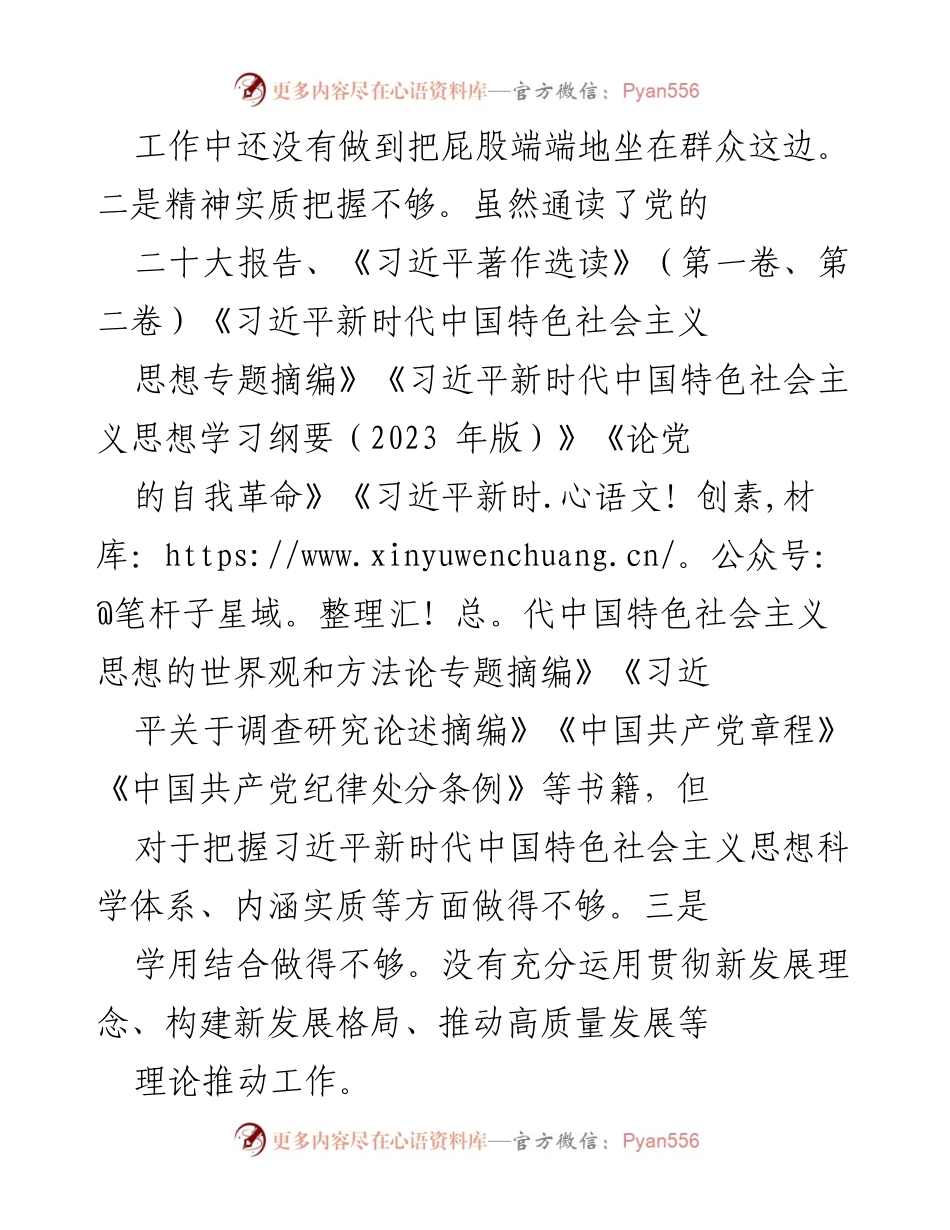 [工作总结] 主题教育 - 深入学习与问题检视的工作总结.docx_第2页