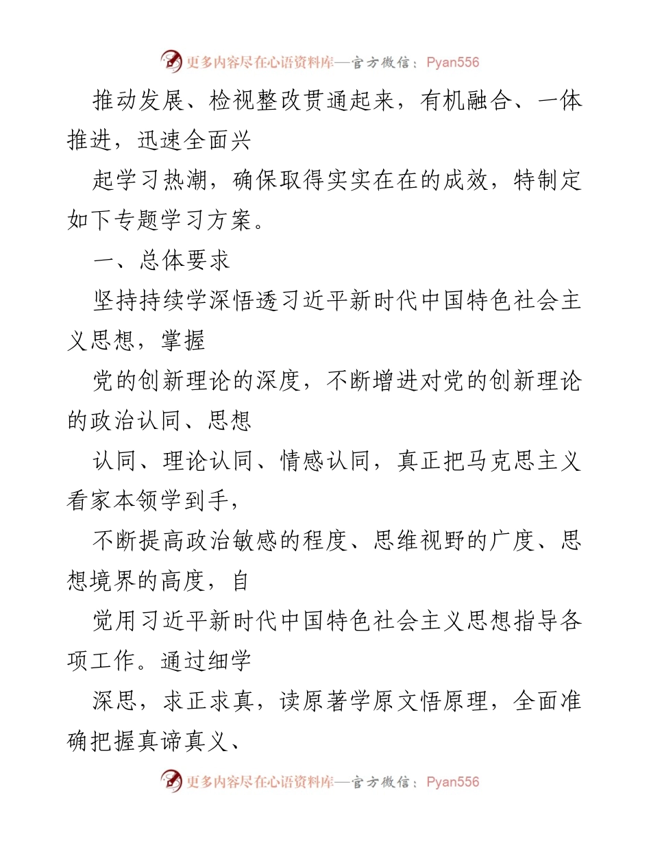[工作总结] 主题教育 - 2023年主题教育学习计划与实施总结报告.docx_第2页