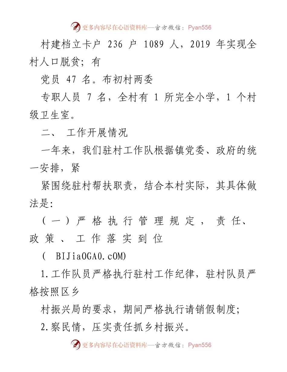 [工作总结] 乡村振兴 - 布初村乡村振兴工作总结与经验分享.docx_第2页
