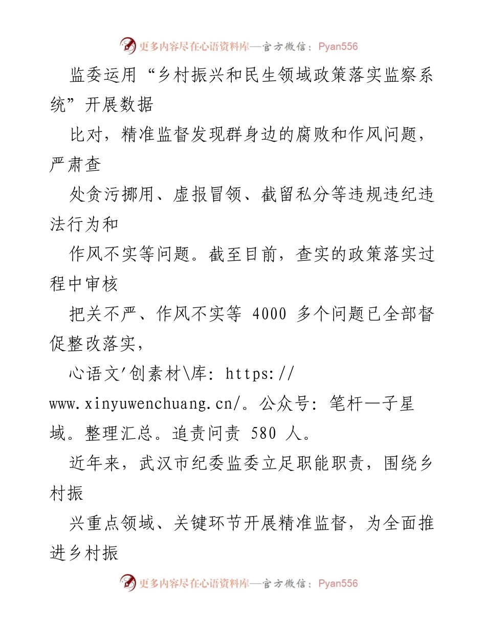 [工作总结] 乡村振兴监督 - 精准监督助力乡村振兴政策落实与清廉建设.docx_第2页