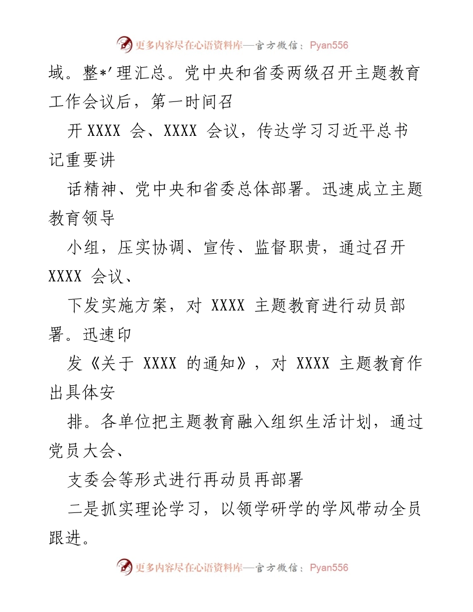 [工作总结] 主题教育 - 主题教育工作自评总结与推进策略.docx_第2页