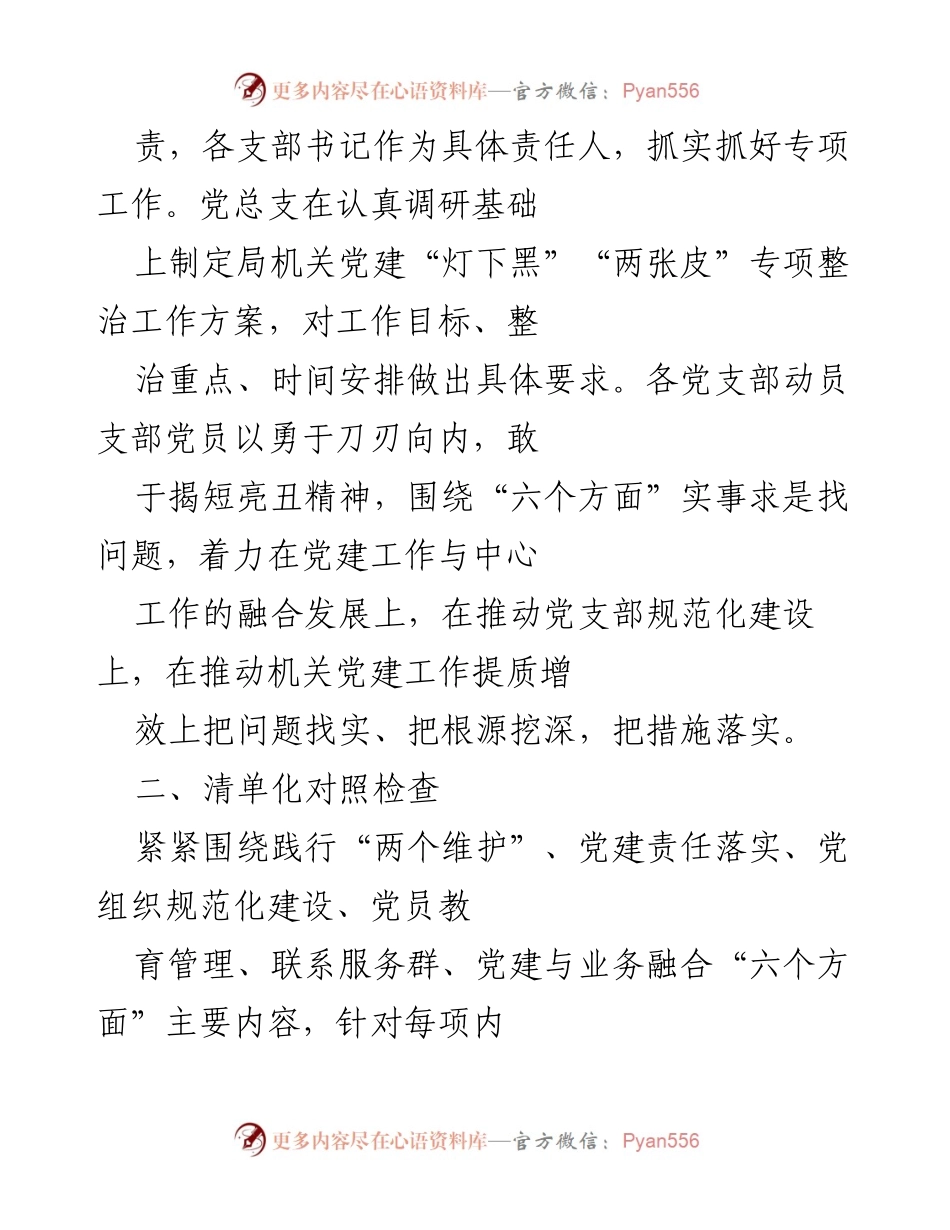 [工作总结] 专项整治工作 - XX市“灯下黑”“两张皮”问题专项整治工作总结.docx_第2页