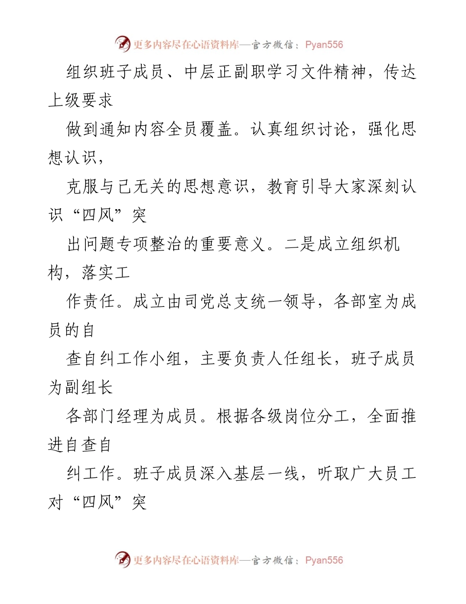 [工作总结] 专项整治 - 2022年“四风”突出问题专项整治工作总结报告.docx_第2页