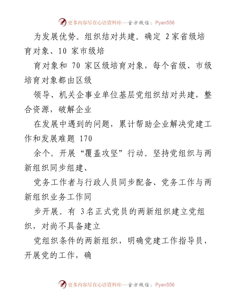 [工作总结] 两新党建工作情况 - 2023年两新党建工作情况汇报与成效分析.docx_第2页
