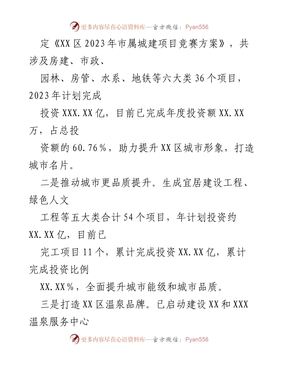 [工作总结] XX区城乡建设局 - 2023年度工作总结与未来工作思路.docx_第2页