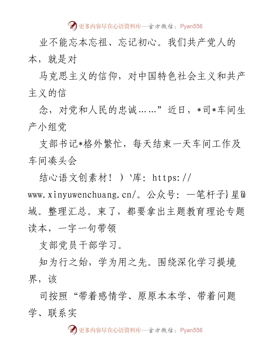 [工作总结] 主题教育 - 2023年XX司主题教育阶段性工作总结报告.docx_第2页