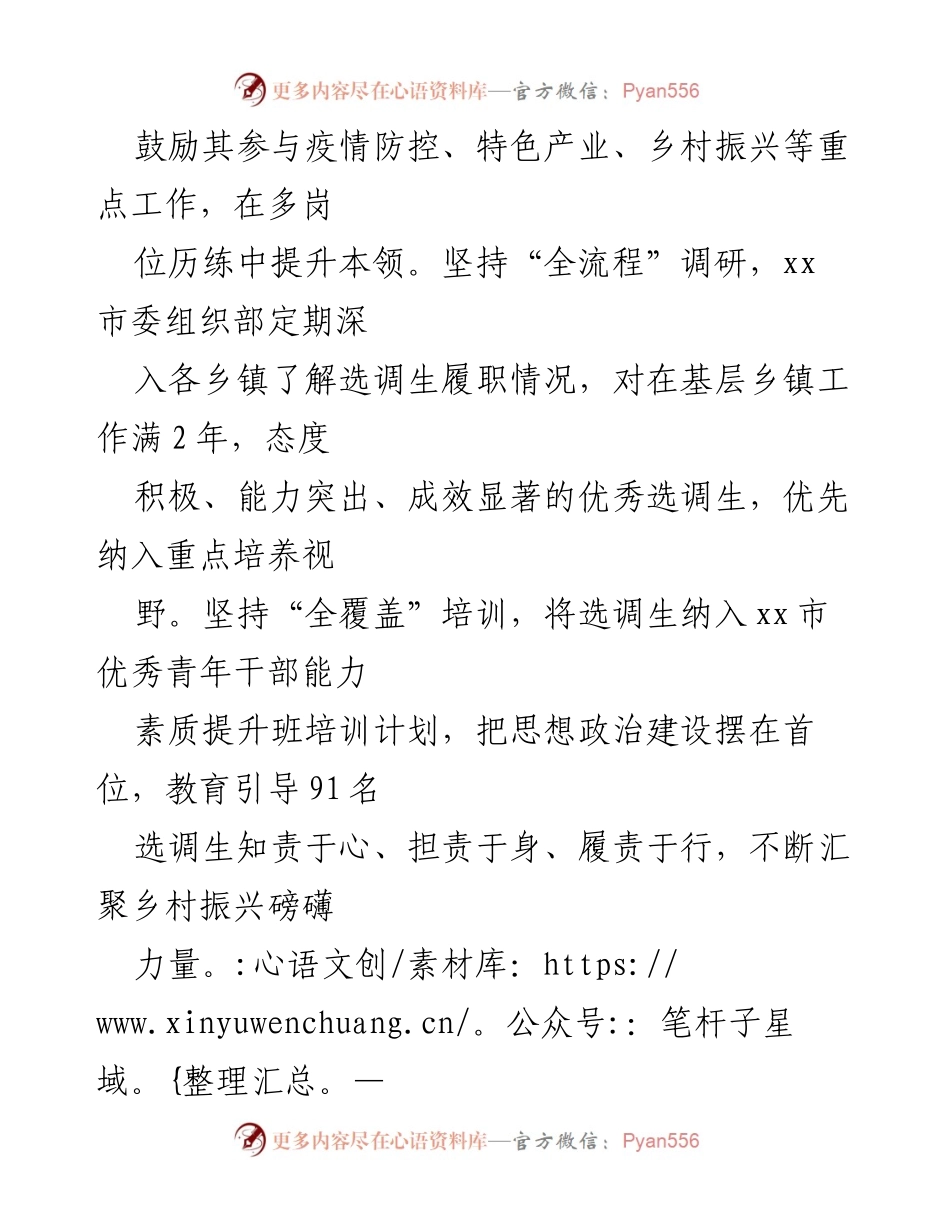 [工作总结] 乡村振兴 - 乡村振兴人才队伍建设经验总结.docx_第2页