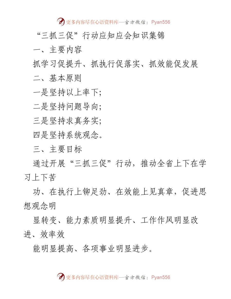[工作总结] “三抓三促”行动 - 全面提升能力与效能推动发展.docx_第1页