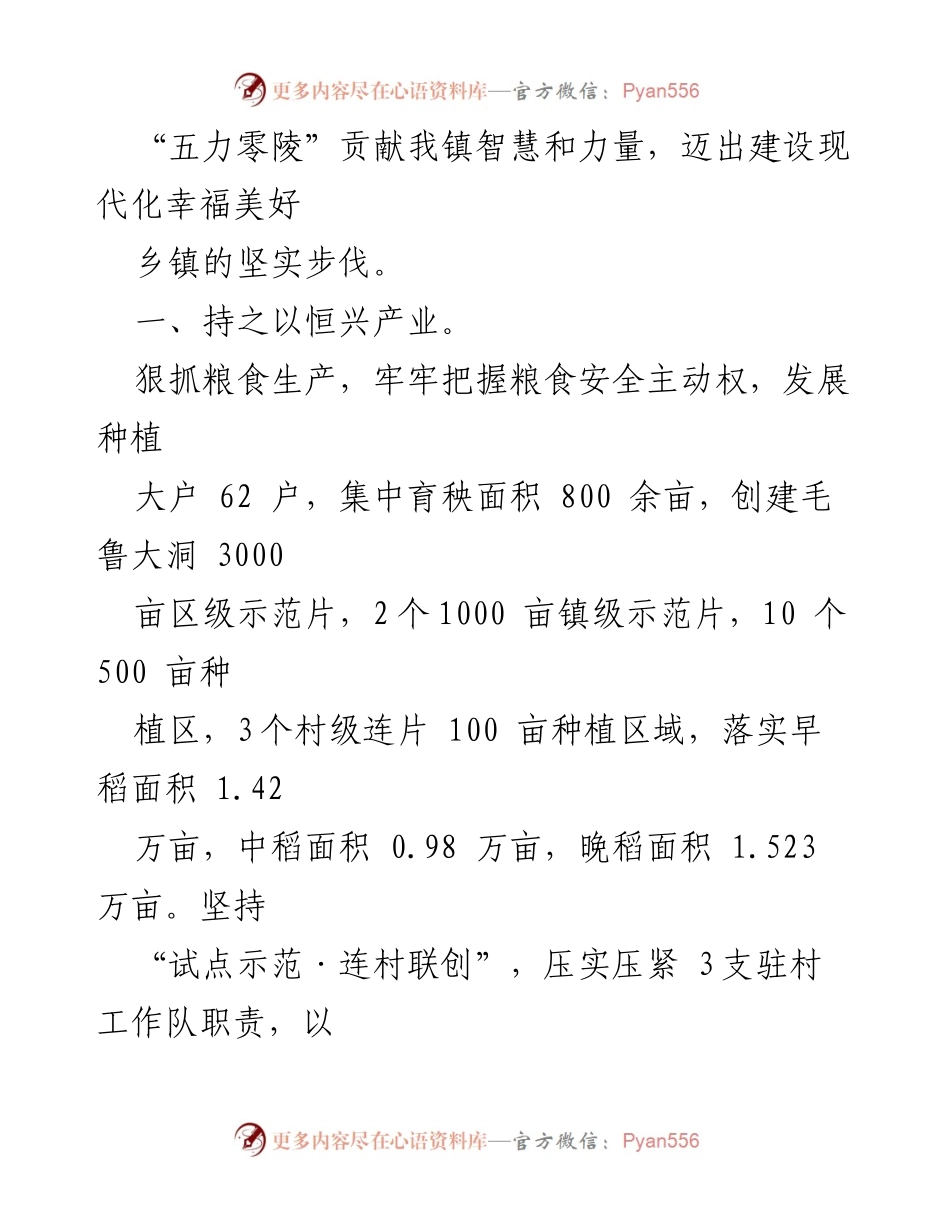 [工作总结] XX镇 - 2023年工作总结及下步工作计划.docx_第2页