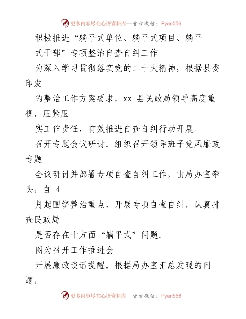 [工作总结] 专项整治 - 深入推进“躺平式干部”专项整治工作总结_1.docx_第2页