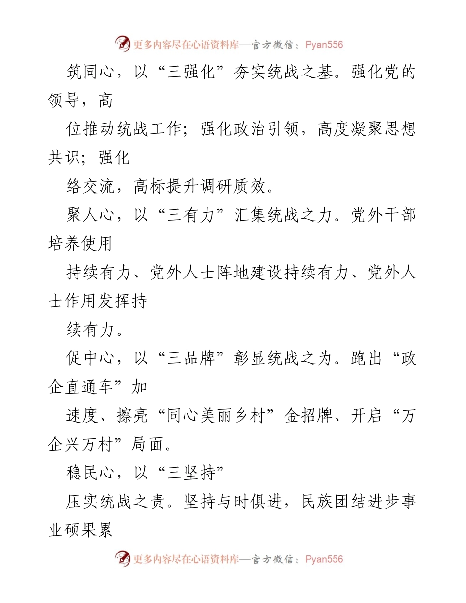 [工作总结] 2023年统战工作总结与思路规划.docx_第2页
