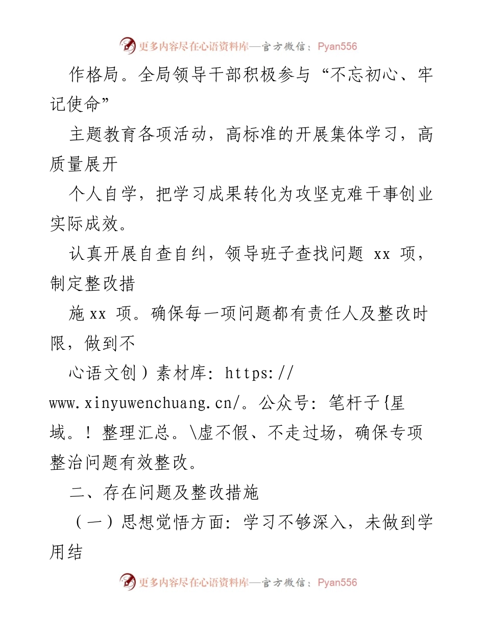 [工作总结] 专项整治 - 干事创业精气神专项整治工作总结_1.docx_第2页