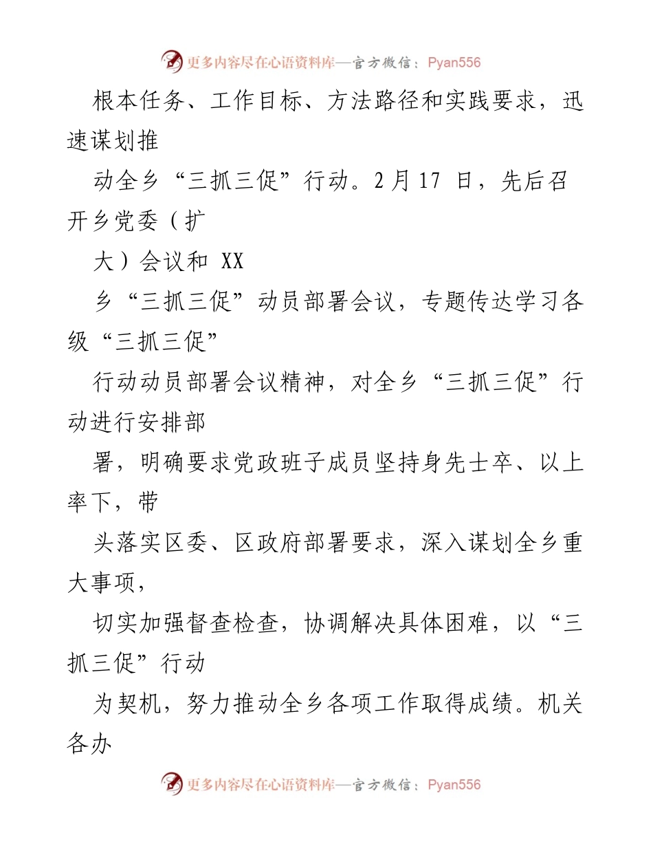 [工作总结] 三抓三促行动 - 三抓三促行动开展情况总结汇报.docx_第2页