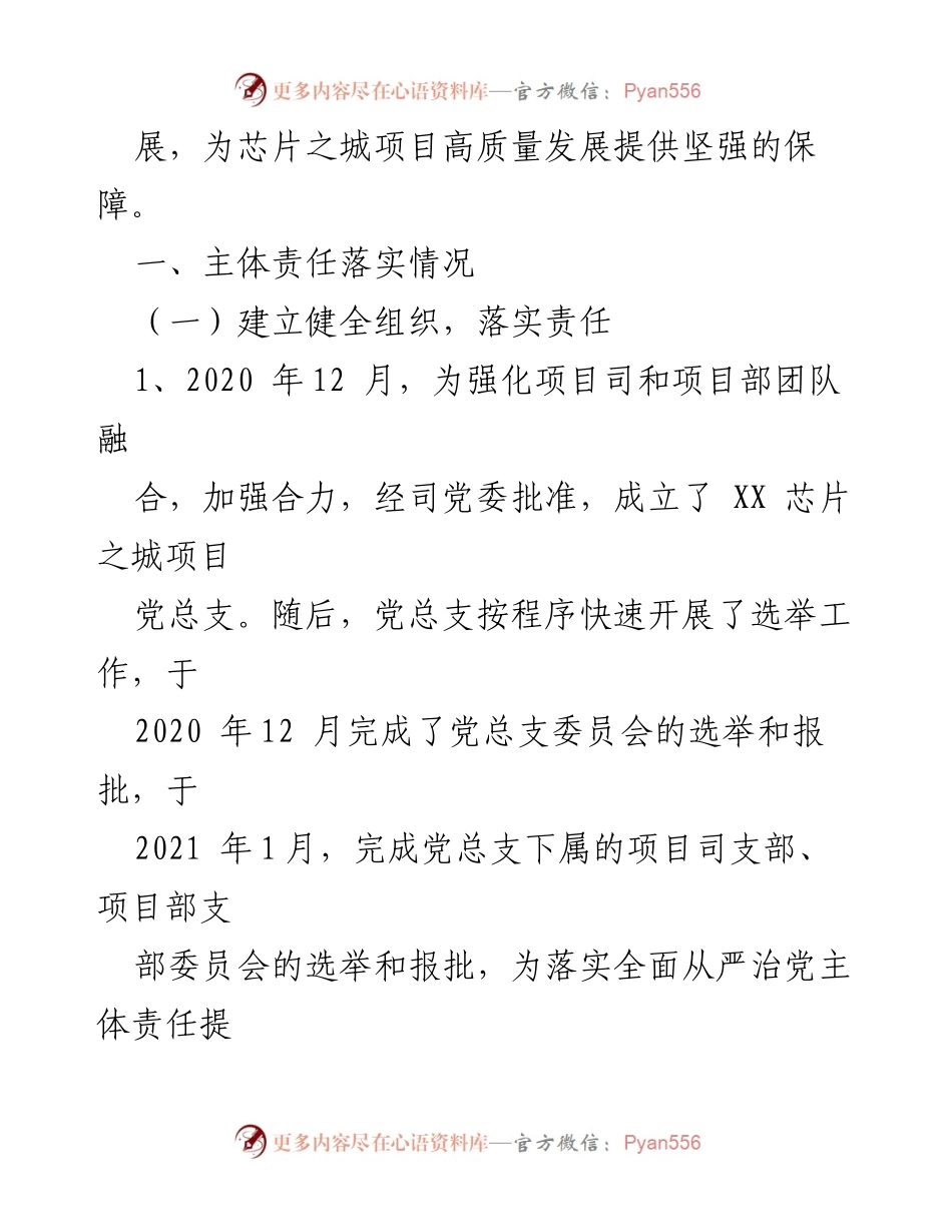 [工作总结] 党建工作 - XX党支部落实“两个责任”工作总结_1.docx_第2页