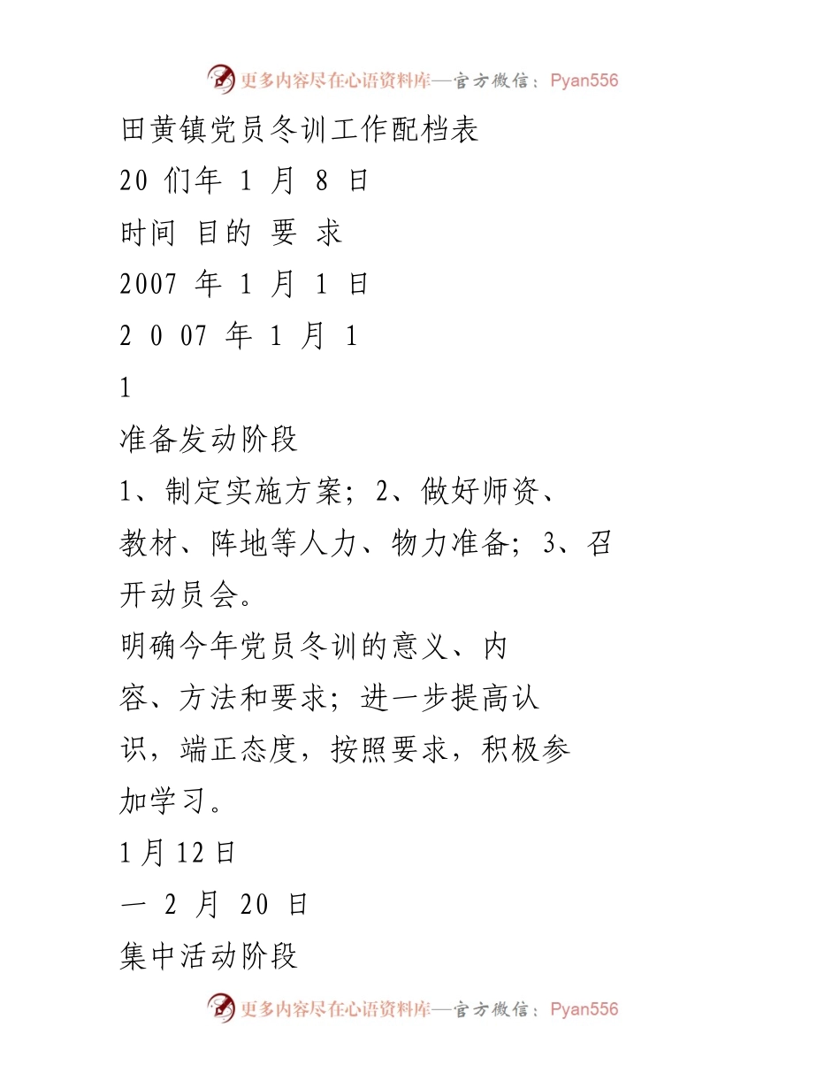 [工作总结] 党员冬训 - 田黄镇党员冬训工作总结与经验分析.docx_第1页