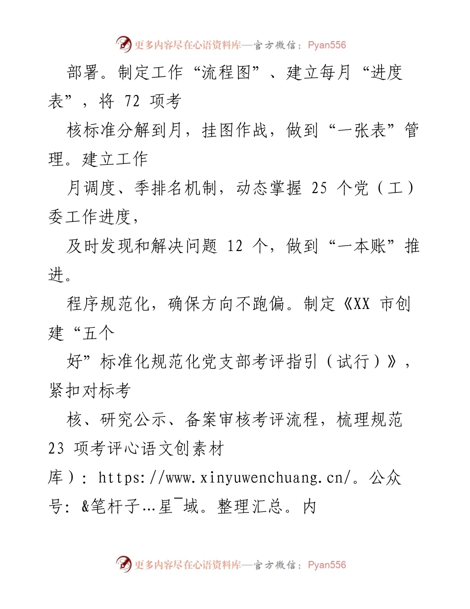 [工作总结] 党建工作 - 五好标准化规范化党支部创建工作总结汇报.docx_第2页