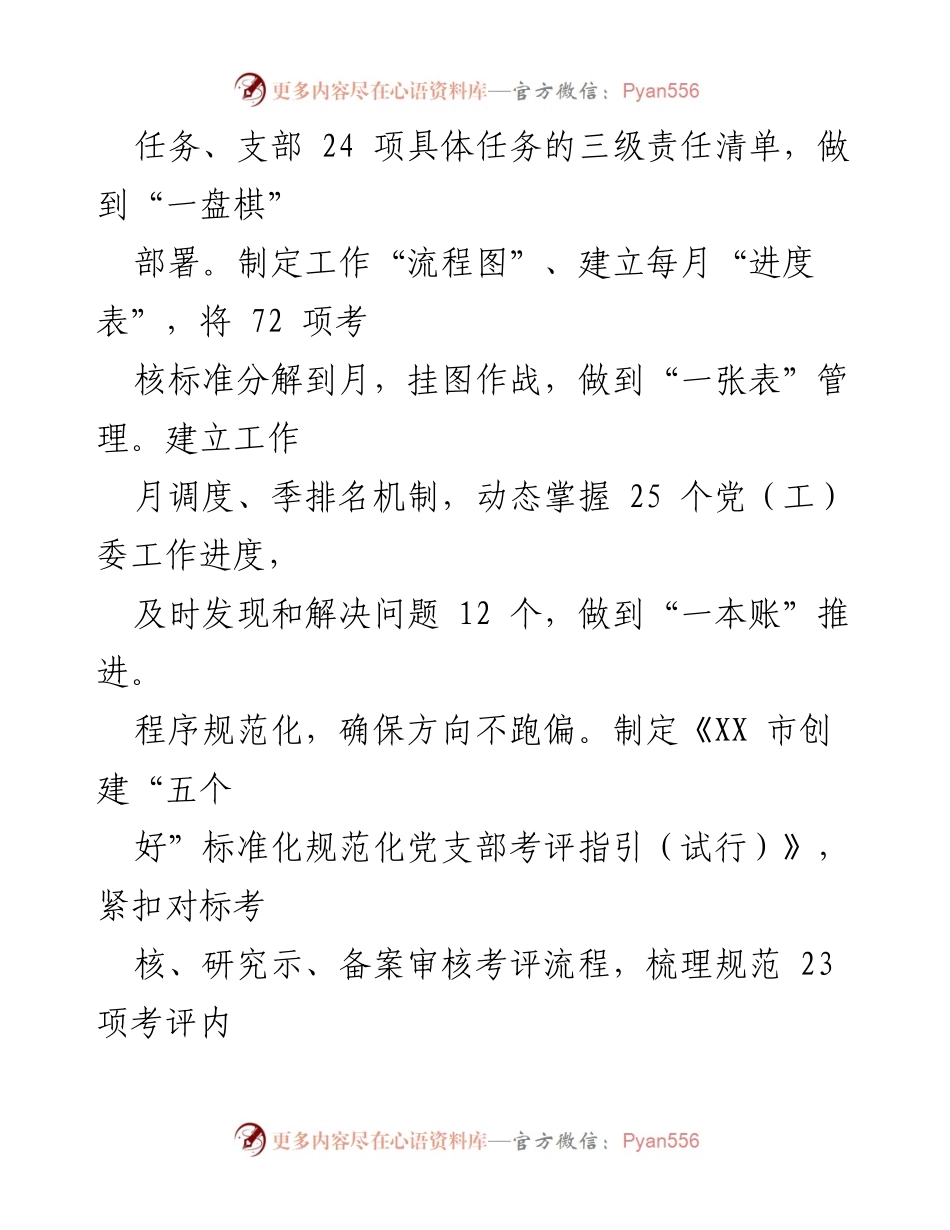 [工作总结] 党建工作 - 五好标准化党支部创建工作总结汇报.docx_第2页