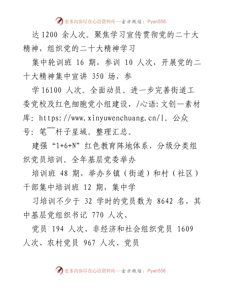 [工作总结] 党员教育培训 - 2022年党员教育培训工作汇报与成效分析.docx_第2页