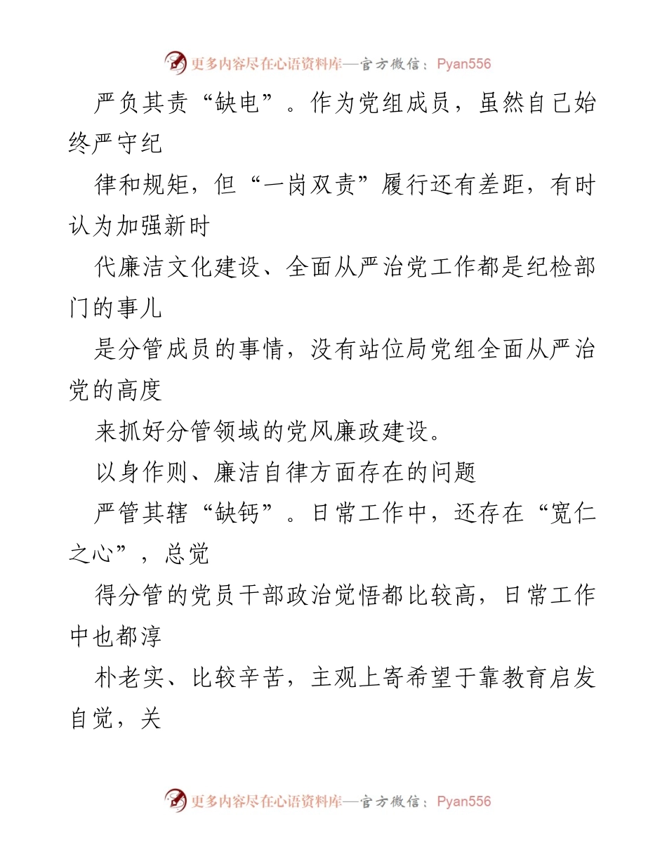 [工作总结] 党内自我检查 - 以身作则与廉洁自律问题自查总结.docx_第2页