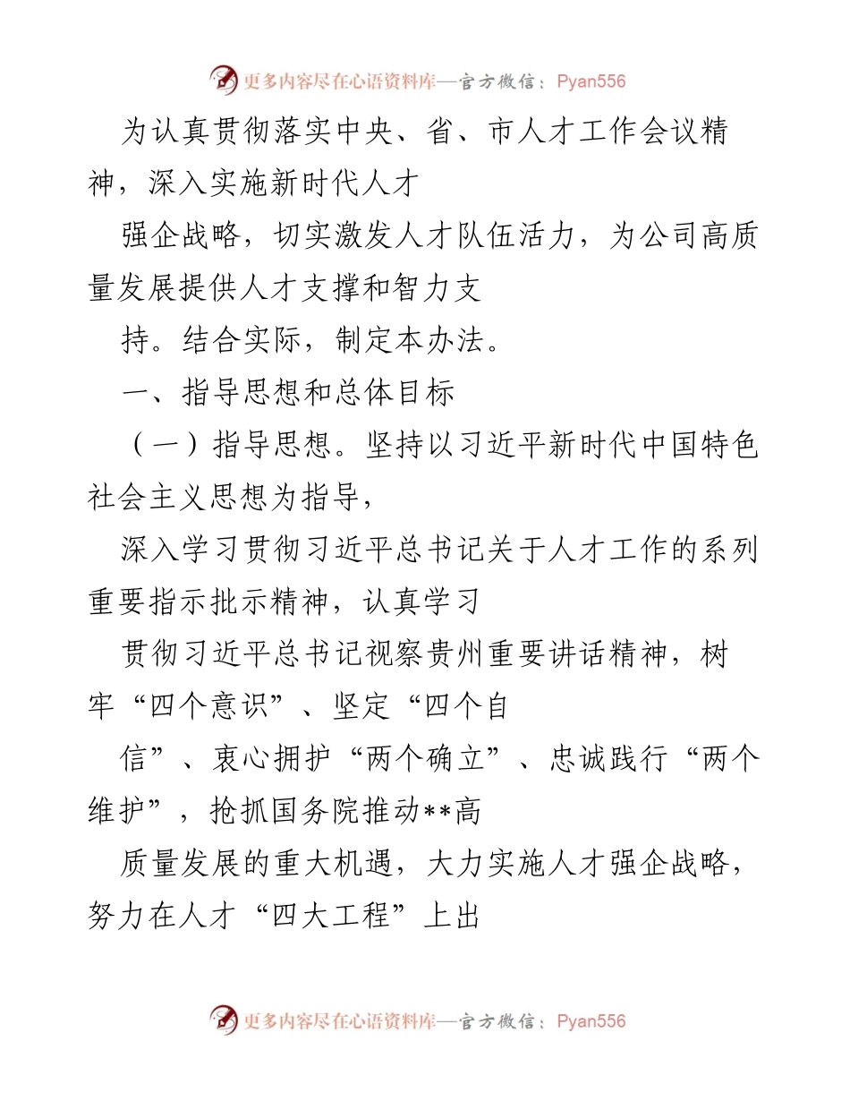 [工作总结] 人才评价工作 - 制定人才评价实施办法以支持高质量发展.docx_第1页