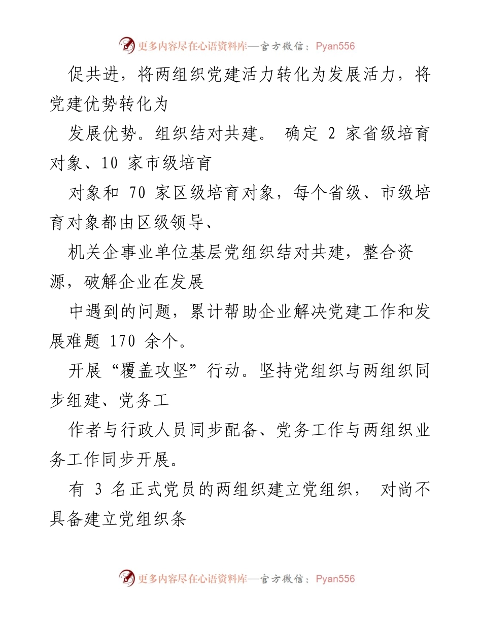 [工作总结] 党建工作 - 2024年“两”党建工作总结与提升策略.docx_第2页