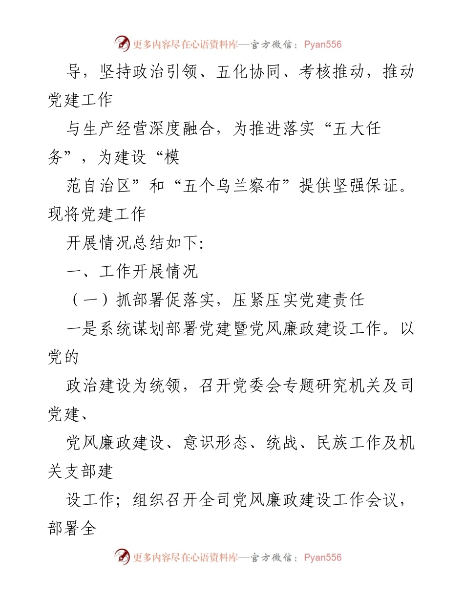 [工作总结] 党建工作 - 2023年上半年党建工作总结报告_12.docx_第2页