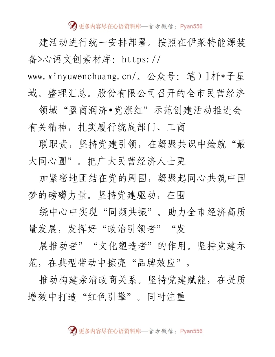 [工作总结] 会议 - 非公经济党建工作开展情况汇报.docx_第2页